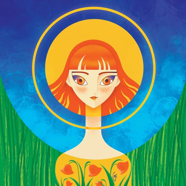 Yulia Belasla: Spring Sunshine - Digital Art by Yulia Belasla