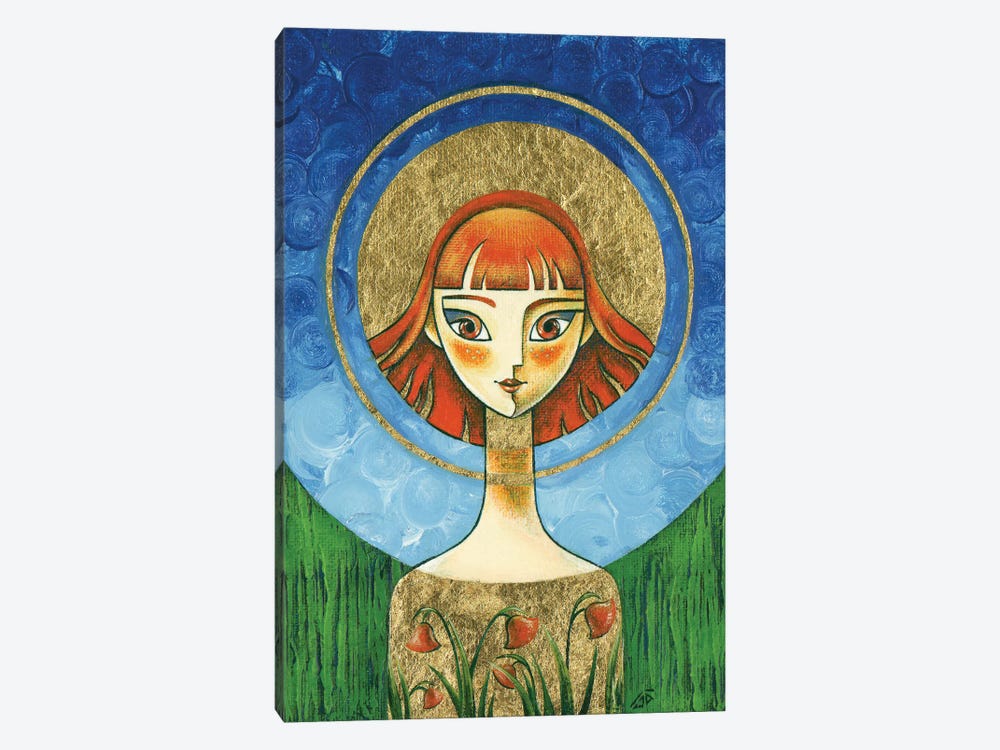 Spring Sunshine, Acrylic Painting by Yulia Belasla 1-piece Canvas Artwork