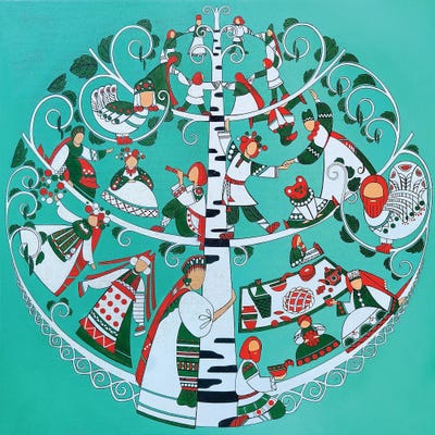 The Day Of Spirits by Yulia Belasla canvas print