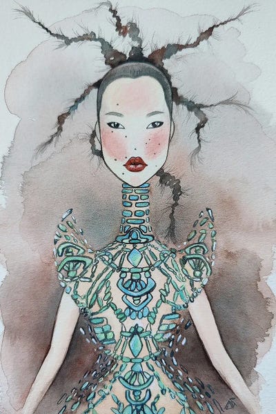 Fashion Illustration II by Yulia Belasla canvas print