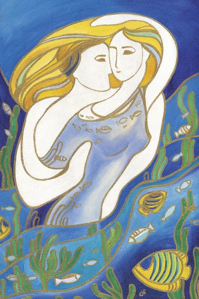 Yulia Belasla: Night Water, Art About Love by Yulia Belasla