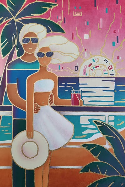 Yulia Belasla: Meeting The Sunset, Art About Love by Yulia Belasla