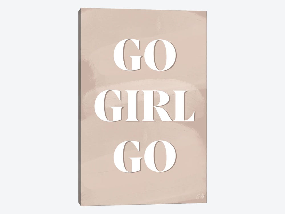 Go Girl Go by Yass Naffas Designs 1-piece Canvas Wall Art