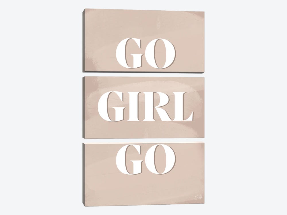 Go Girl Go by Yass Naffas Designs 3-piece Canvas Art