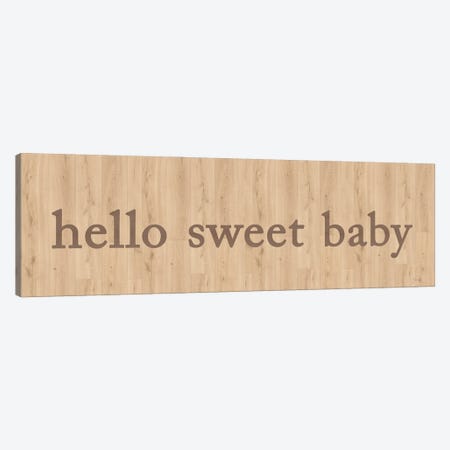Hello Sweet Baby Canvas Print #YND21} by Yass Naffas Designs Canvas Print