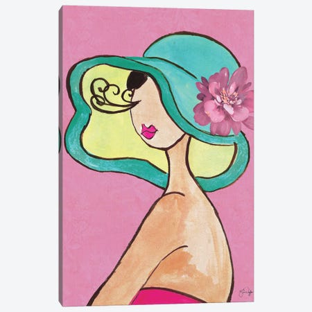 Lady Bellissima Canvas Print #YND24} by Yass Naffas Designs Canvas Art