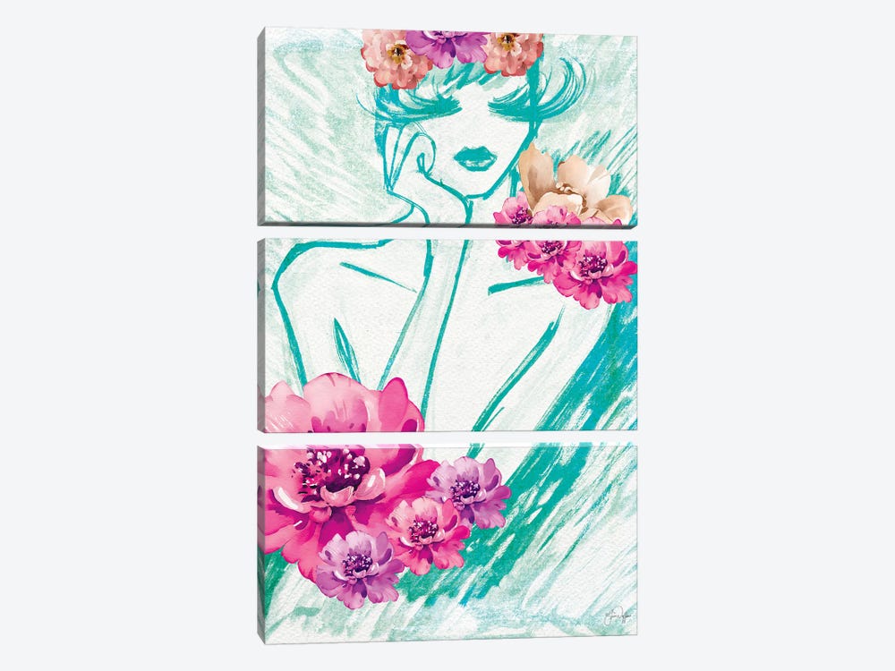 Lady Serenity by Yass Naffas Designs 3-piece Art Print