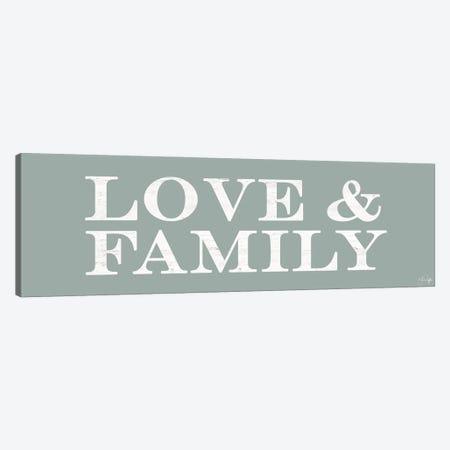 Love And Family Canvas Print #YND28} by Yass Naffas Designs Canvas Art Print