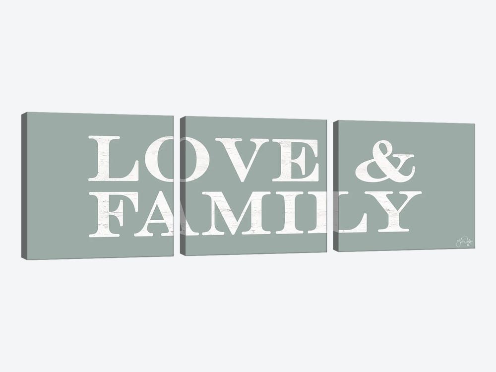 Love And Family by Yass Naffas Designs 3-piece Canvas Wall Art