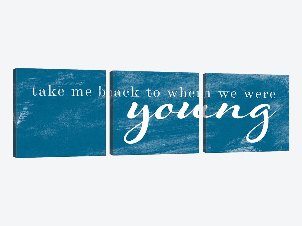 When We Were Young by Yass Naffas Designs 3-piece Canvas Art Print