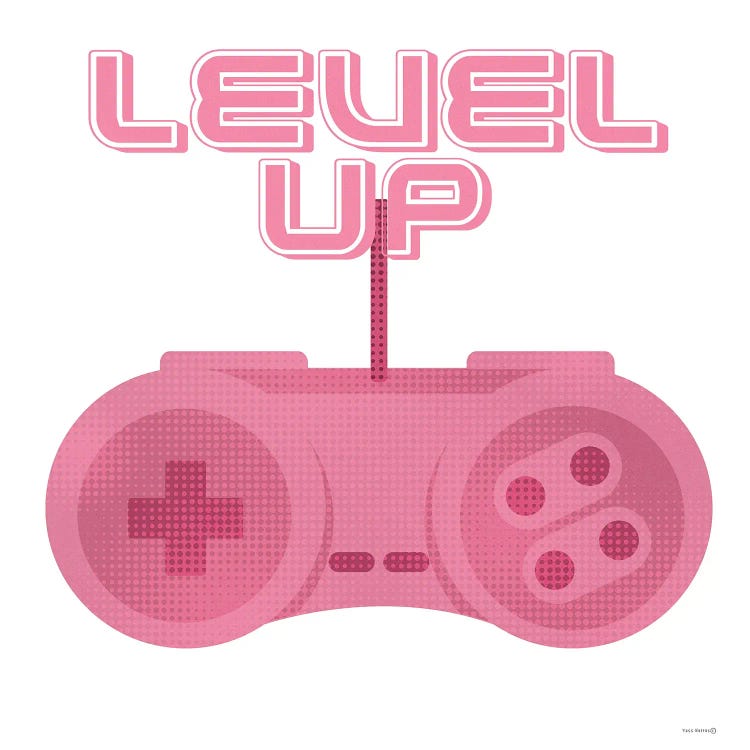 Level Up by Yass Naffas Designs wall art