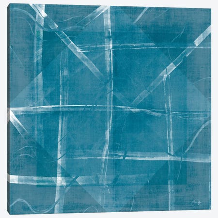 Blue Diamonds Canvas Print #YND7} by Yass Naffas Designs Canvas Art Print