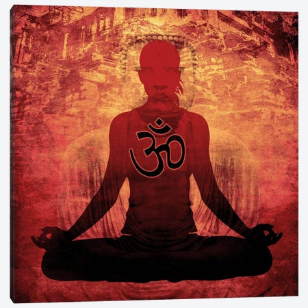 Meditation Canvas Print #YOG14} by Unknown Artist Art Print