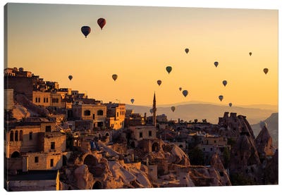 Sunrise Over Cappadocia Canvas Art Print