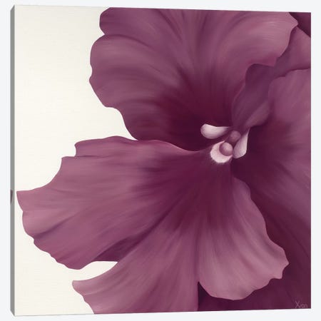 Violet Flower I Canvas Print #YPH64} by Yvonne Poelstra-Holzhaus Canvas Artwork