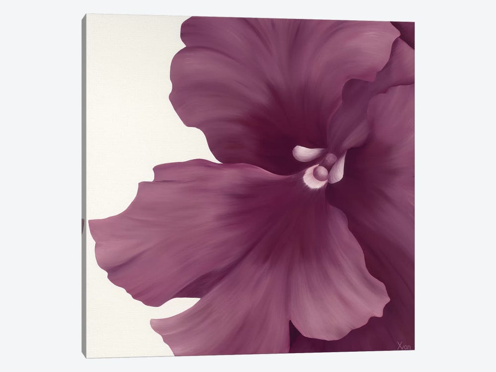 Violet Flower I by Yvonne Poelstra-Holzhaus 1-piece Canvas Art Print