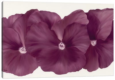 Violet Flower III Canvas Art Print