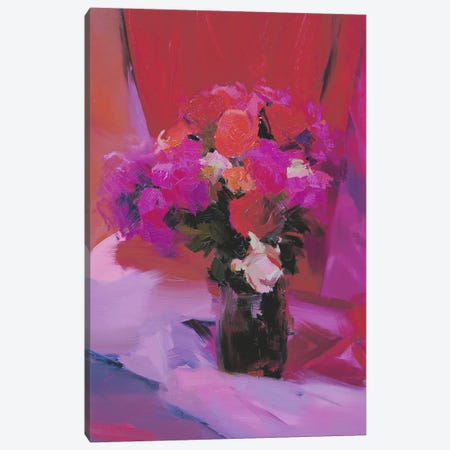 Roses for Red Canvas Print #YPR108} by Yuri Pysar Canvas Art Print