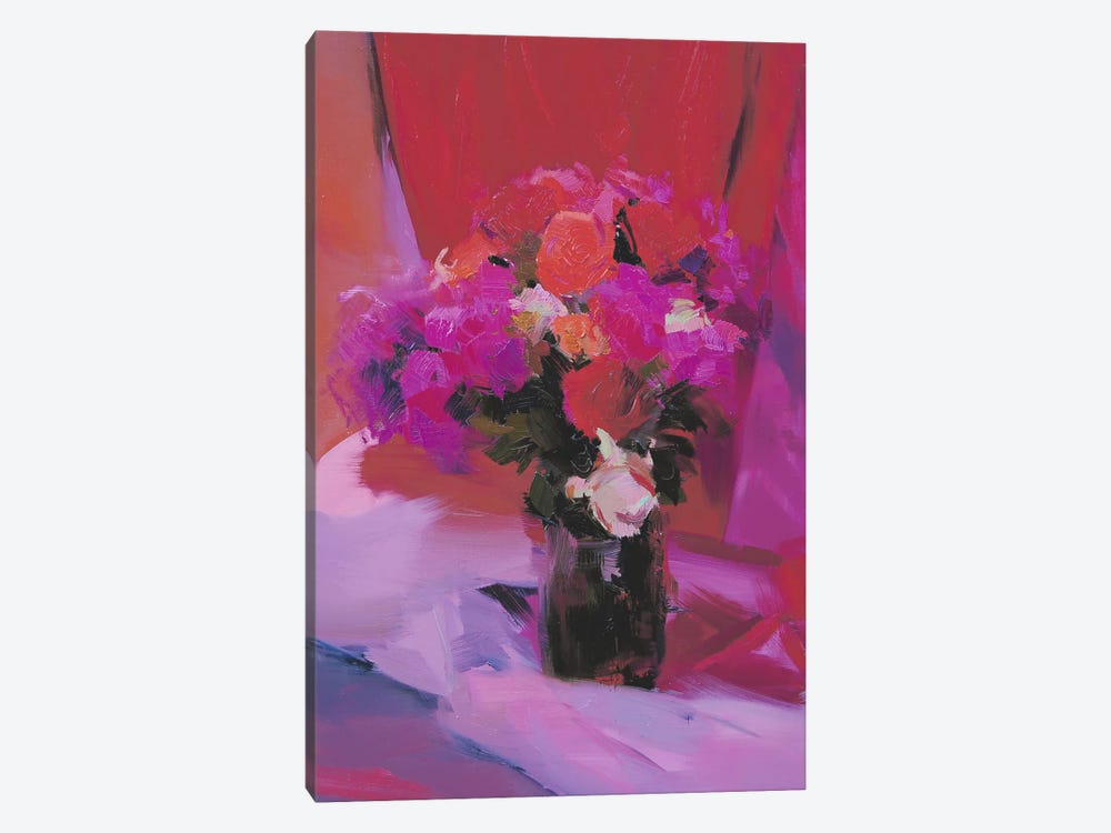 Roses for Red by Yuri Pysar 1-piece Canvas Wall Art