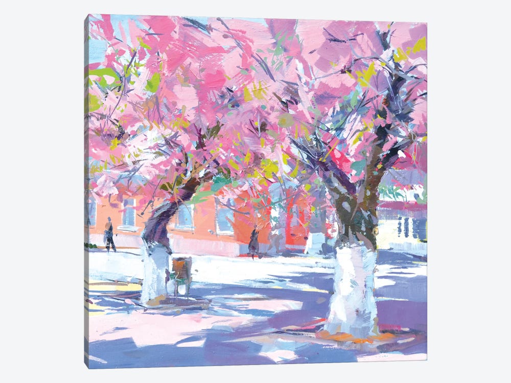 Sakura Hugs by Yuri Pysar 1-piece Canvas Print