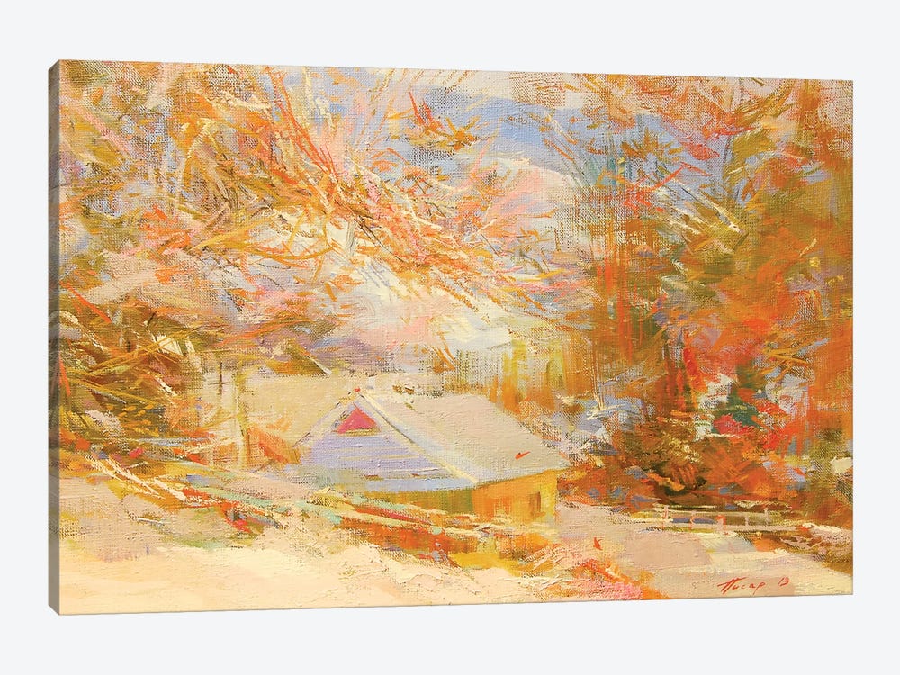 Sunny Mountains 1-piece Canvas Print