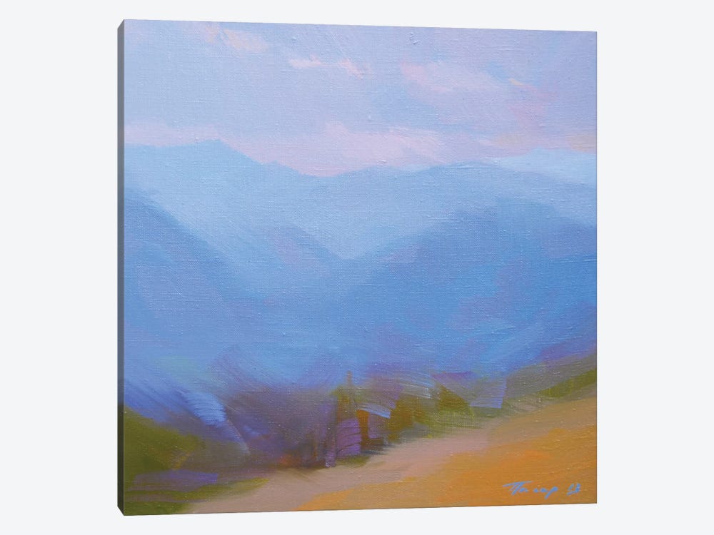 Mountains in Blues II by Yuri Pysar 1-piece Canvas Artwork