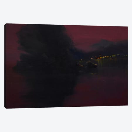 Sunset Yalta Canvas Print #YPR217} by Yuri Pysar Canvas Wall Art