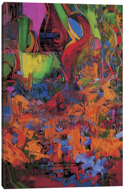 Wind II Canvas Art Print - Similar to Jackson Pollock