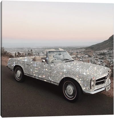 A Car Canvas Art Print - The Glitterati