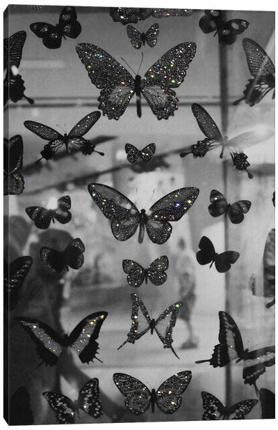 The Butterflies Canvas Art Print - The Glitterati