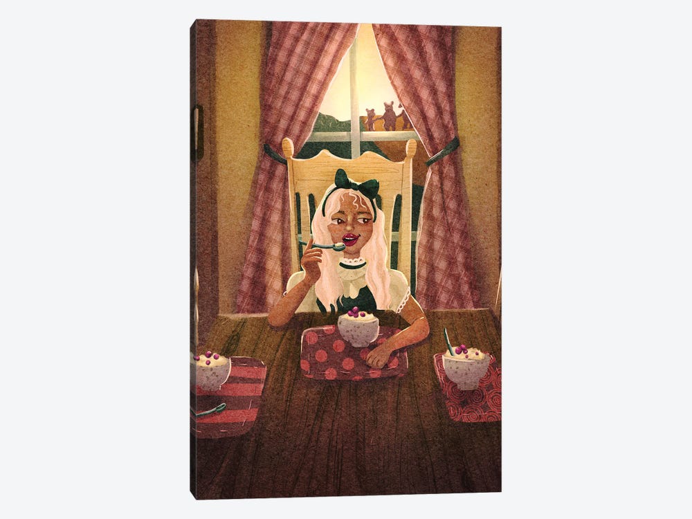 Goldilocks by Yellow Rabbit Cottage 1-piece Art Print