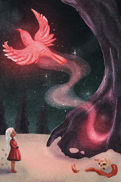 The Juniper Tree by Yellow Rabbit Cottage  canvas print