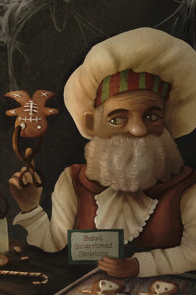 Holiday Eats & Treats: Spooky Santa Cookies by Yellow Rabbit Cottage