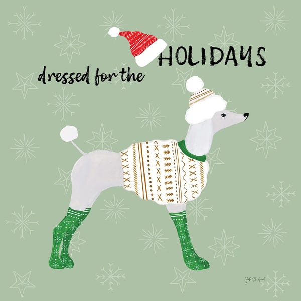 Christmas Animals: Puppy It's Cold Outside IV by Yvette St.Amant