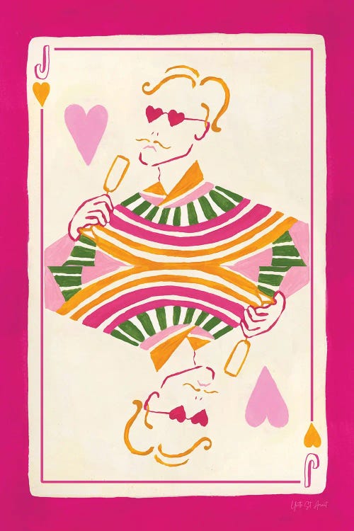 Jack of Hearts by Yvette St.Amant wall art