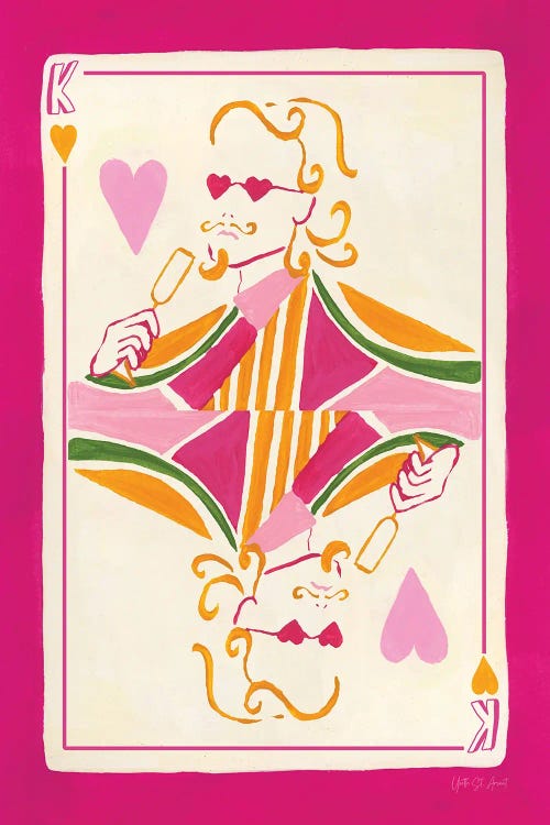 King of Hearts by Yvette St.Amant wall art
