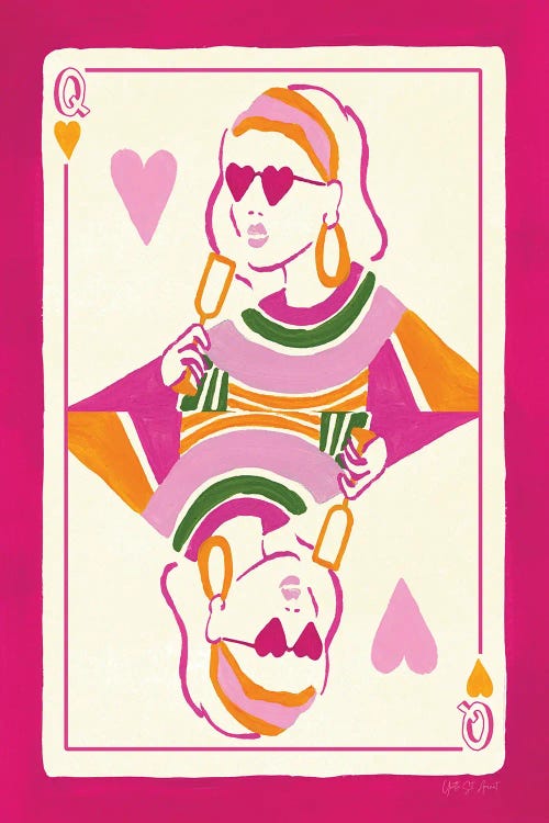 Queen of Hearts by Yvette St.Amant wall art