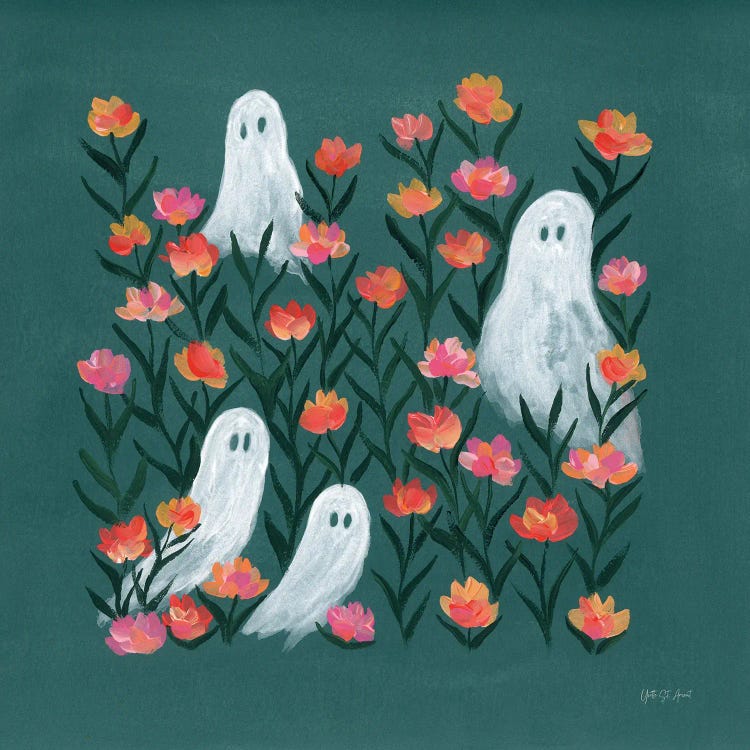 Ghosts In The Flower Patch by Yvette St.Amant wall art