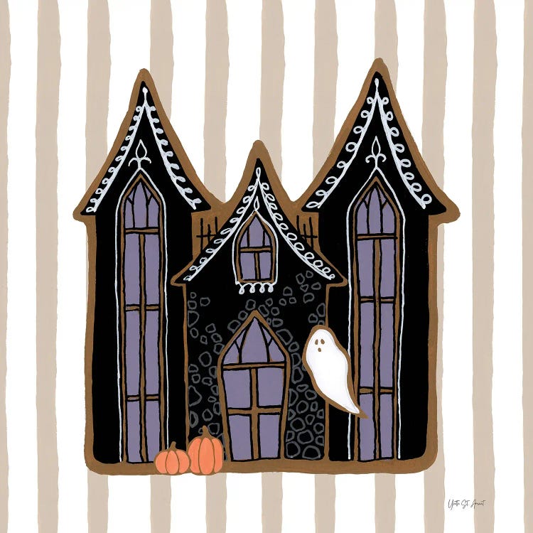 Spooky Gingerbread Manor I by Yvette St.Amant wall art