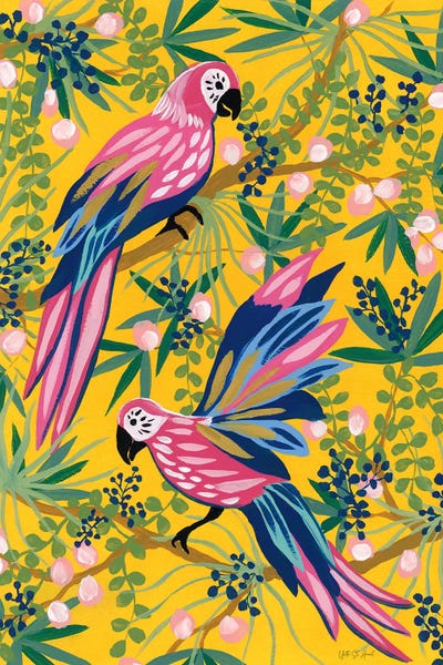 Parrots: Maximalist Parrots by Yvette St.Amant