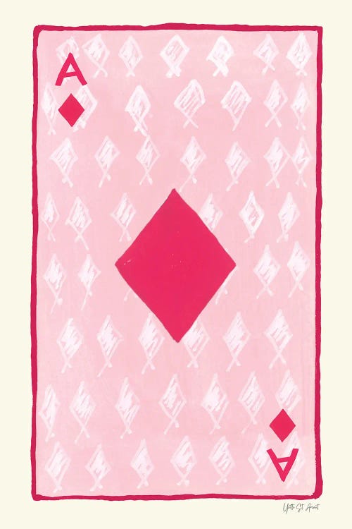 Ace Of Diamonds by Yvette St. Amant wall art