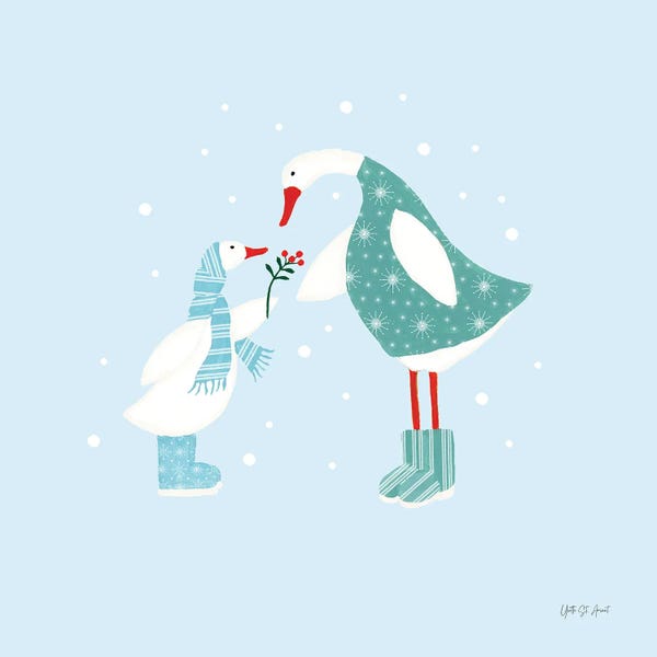 Ducks In The Snow II