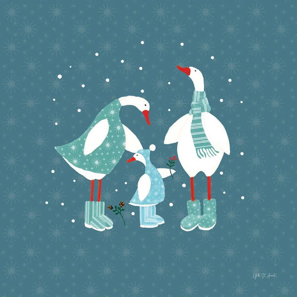Ducks In The Snow IX