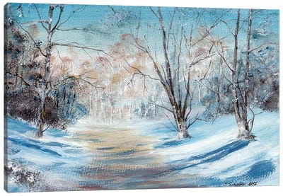 Winter Day Canvas Art Print - Yulia Schuster
