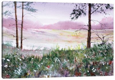 Summer Evening Canvas Art Print - Yulia Schuster