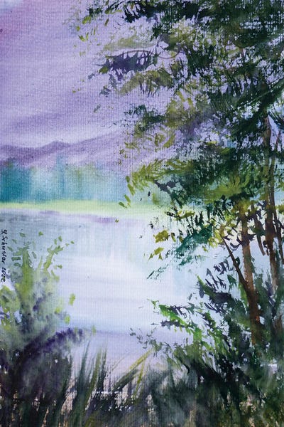 Silence by Yulia Schuster framed wall art