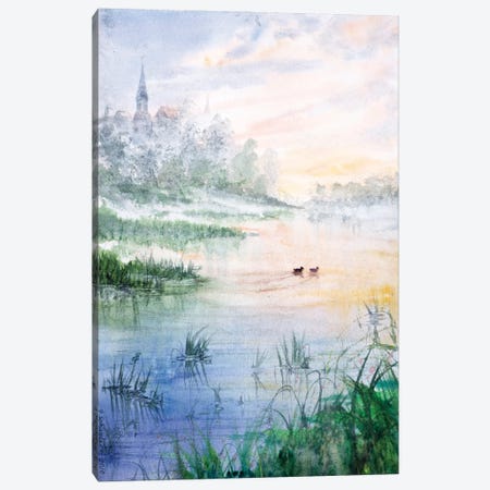 Landscape With Ducks Canvas Print #YSC13} by Yulia Schuster Art Print
