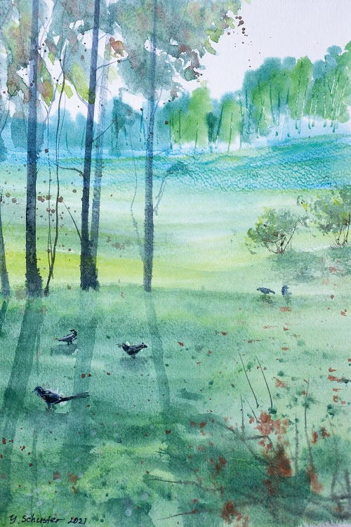 Meeting In The Light by Yulia Schuster wall art