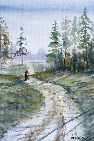 Lakehouse Décor: A Big World Out There III by Yulia Schuster