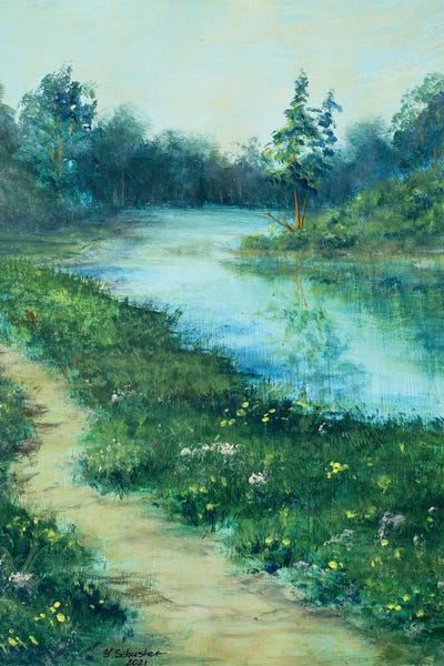 Outside Your Window by Yulia Schuster metal wall art